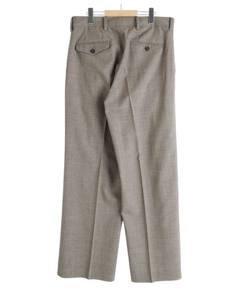 PORT BY ARK（ポートバイアーク）の「PORT BY ARK / ポートバイアーク：Wool Slacks：PO17-P002[COR]（スラックス・メンズ・ベージュ/チャコールグレー・2/1）」の15枚目の写真