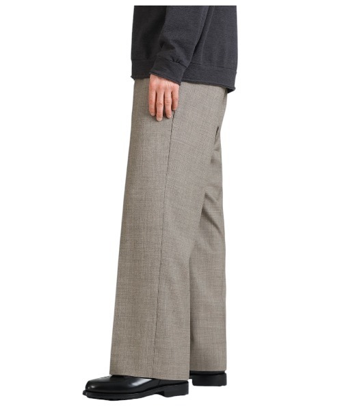 PORT BY ARK（ポートバイアーク）の「PORT BY ARK / ポートバイアーク：Wool Slacks：PO17-P002[COR]（スラックス・メンズ・ベージュ/チャコールグレー・2/1）」の20枚目の写真