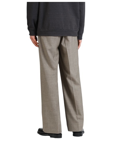 PORT BY ARK（ポートバイアーク）の「PORT BY ARK / ポートバイアーク：Wool Slacks：PO17-P002[COR]（スラックス・メンズ・ベージュ/チャコールグレー・2/1）」の21枚目の写真