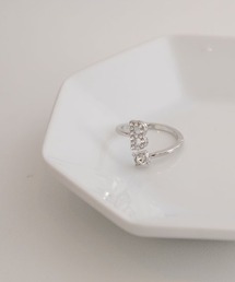 TONE SELECT GOODS(トーンセレクトグッズ)の【float】イニシャル モチーフ シルバー リング【イニシャル展開】(リング)