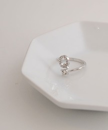 TONE SELECT GOODS（トーンセレクトグッズ）の「【float】イニシャル モチーフ シルバー リング【イニシャル展開】（リング）」