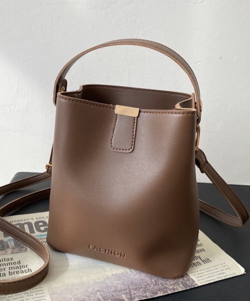 TONE SELECT GOODS（トーンセレクトグッズ）の「urbanfemine./2way ショルダーバッグ U7439（ショルダーバッグ・レディース・ダークブラウン/ブラウン/ブラック/ホワイト・FREE）」の12枚目の写真