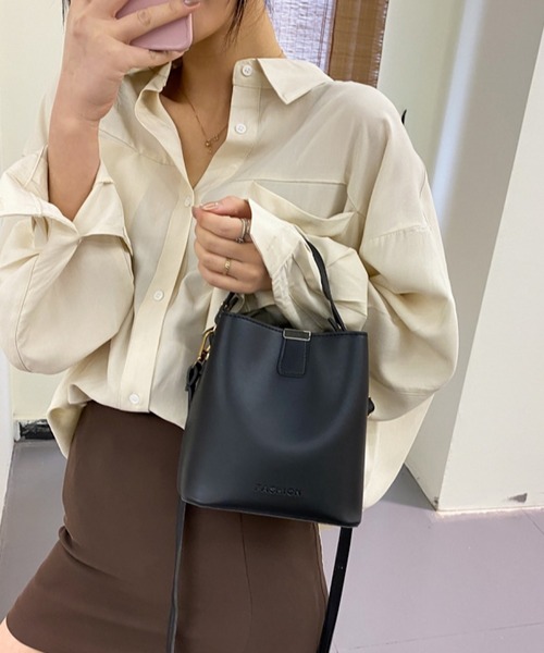 TONE SELECT GOODS（トーンセレクトグッズ）の「urbanfemine./2way ショルダーバッグ U7439（ショルダーバッグ・レディース・ダークブラウン/ブラウン/ブラック/ホワイト・FREE）」の7枚目の写真