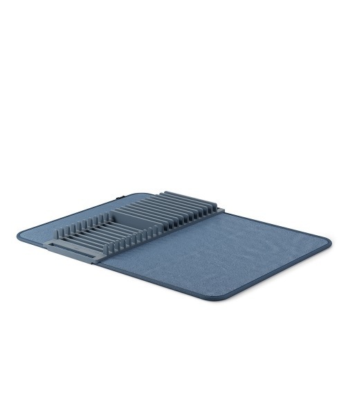 entre square（アントレスクエアー）の「UMBRA/ユードライ ドライングマット 給水マット キッチン スレートブルー（キッチン収納・レディース・ブルー・ONE SIZE）」の3枚目の写真