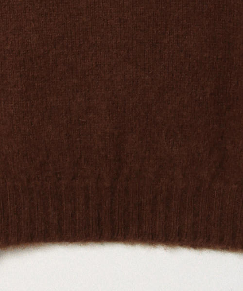 Jamieson's of Shetland（ジャミーソンズオブシェトランド）の「Jamieson's Knitwear × fennica / ＜Men's＞solid shaggy crew knit 2015AW（ニット/セーター・メンズ・ピンク/グリーン/ダークブラウン/イエロー/オリーブ・36/38/40/42）」の19枚目の写真