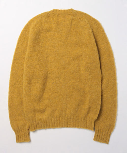Jamieson's of Shetland（ジャミーソンズオブシェトランド）の「Jamieson's Knitwear × fennica / ＜Men's＞solid shaggy crew knit 2015AW（ニット/セーター・メンズ・ピンク/グリーン/ダークブラウン/イエロー/オリーブ・36/38/40/42）」の16枚目の写真