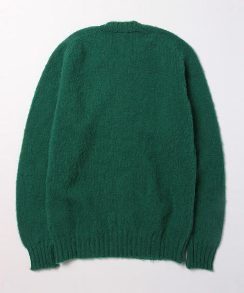 Jamieson's of Shetland（ジャミーソンズオブシェトランド）の「Jamieson's Knitwear × fennica / ＜Men's＞solid shaggy crew knit 2015AW（ニット/セーター・メンズ・ピンク/グリーン/ダークブラウン/イエロー/オリーブ・36/38/40/42）」の8枚目の写真