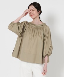 UNITED ARROWS（ユナイテッドアローズ）の「ロールカラー ギャザー ブラウス（シャツ/ブラウス・レディース）」