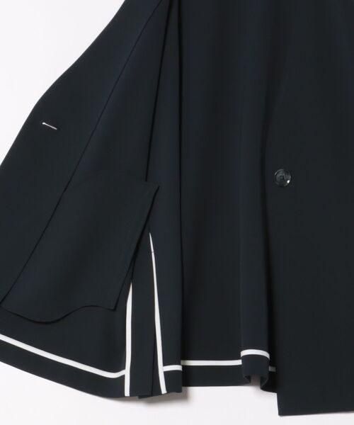 R-ISM（リズム）の「【防シワ・UVカット・接触冷感】ダブルクロスミドルジレ（ベスト・レディース・ネイビー/ライトベージュ・4）」の11枚目の写真
