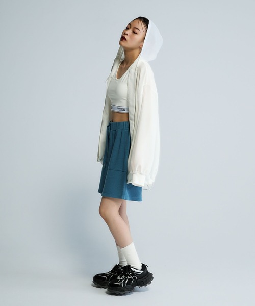 Les Fleurs】メッシュZIPパーカー/455516（パーカー）｜JEANASIS