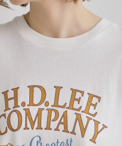 Lee(リー)の「【Lee×grove別注】PRINT SLEEVELESS T-SHIRTS(Tシャツ/カットソー・レディース・オフホワイト/チャコールグレー・01/02)」の11枚目の写真