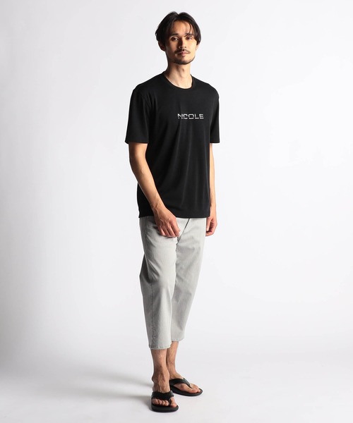 【BLAKELY】UK発 Keswick Salthouse Nicol ロゴ Tシャツ 半袖 ロゴ刺繍半袖Tシャツ[品番：NICW0005552]｜NICOLE（ニコル）の