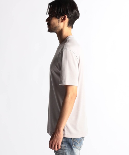 NICOLE CLUB FOR MEN（ニコルクラブフォーメン）の「ロゴ刺繍半袖Ｔシャツ（Tシャツ/カットソー・メンズ・オレンジ/アッシュグレー/ピンク系/ホワイト/ブラック・X-LARGE/LARGE/MEDIUM）」の20枚目の写真