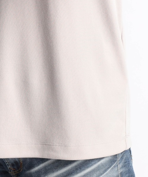 NICOLE CLUB FOR MEN（ニコルクラブフォーメン）の「ロゴ刺繍半袖Ｔシャツ（Tシャツ/カットソー・メンズ・オレンジ/アッシュグレー/ピンク系/ホワイト/ブラック・X-LARGE/LARGE/MEDIUM）」の6枚目の写真