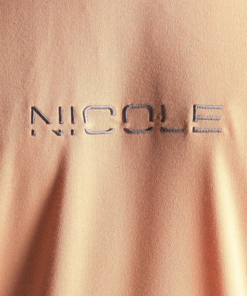 NICOLE CLUB FOR MEN（ニコルクラブフォーメン）の「ロゴ刺繍半袖Ｔシャツ（Tシャツ/カットソー・メンズ・オレンジ/アッシュグレー/ピンク系/ホワイト/ブラック・X-LARGE/LARGE/MEDIUM）」の10枚目の写真