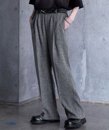 SERACE（セラス）の「【SERACE】Loose wide straight tweed slacks / ルーズワイドストレートツイードスラックス（スラックス）」