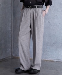 SERACE（セラス）の「【SERACE】Loose wide straight tweed slacks / ルーズワイドストレートツイードスラックス（スラックス）」