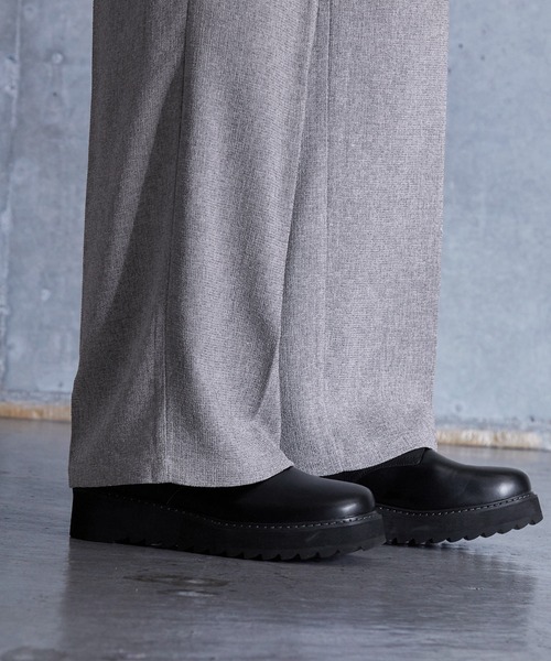 SERACE(セラス)の「【SERACE】Loose wide straight tweed slacks / ルーズワイドストレートツイードスラックス(スラックス・メンズ・グレー/ブラック・S/M/L)」の12枚目の写真
