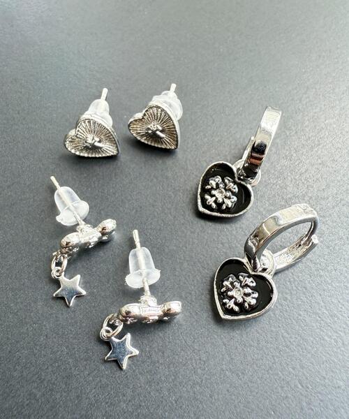 WEGO（ウィゴー）の「WEGO/【6個セット】ピアス（ピアス（両耳用）・レディース・その他5/その他3/その他4/その他1/その他2・FREE）」の4枚目の写真