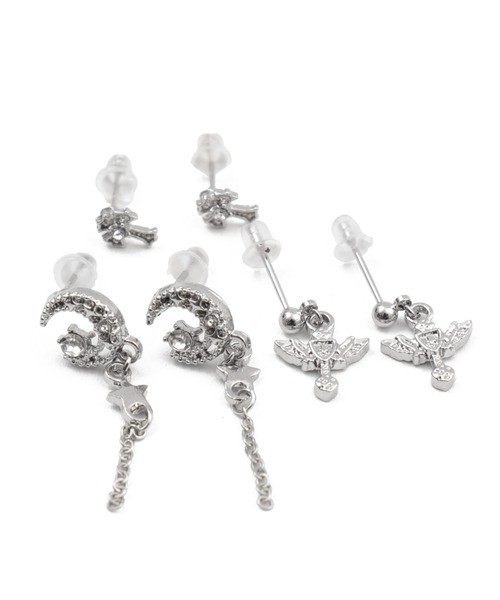 WEGO（ウィゴー）の「WEGO/【6個セット】ピアス（ピアス（両耳用）・レディース・その他5/その他3/その他4/その他1/その他2・FREE）」の11枚目の写真