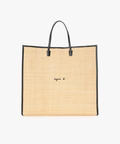 ラフィア スモール トートバッグ (WAX35－01)（トートバッグ