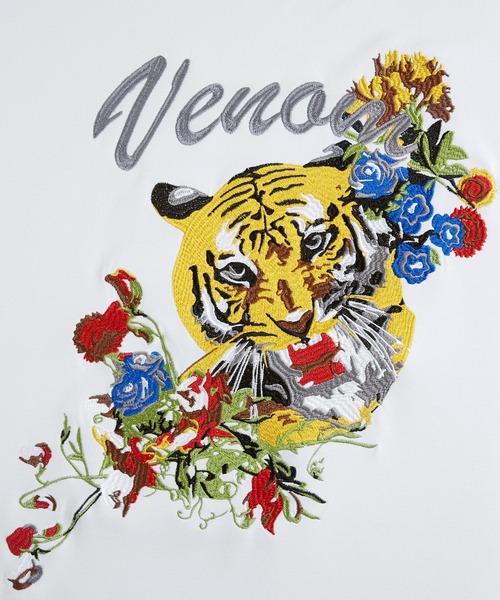 ENDER PRODUCTS(エンダープロダクツ)の「タイガー刺繍 ビッグシルエットクルーネックTシャツ【ENDER PRODUCTS/エンダープロダクツ】(Tシャツ/カットソー・メンズ・オフホワイト/ダークブラウン/スミクロ/ブラック・M/L)」の16枚目の写真