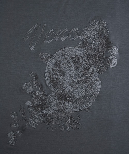 ENDER PRODUCTS(エンダープロダクツ)の「タイガー刺繍 ビッグシルエットクルーネックTシャツ【ENDER PRODUCTS/エンダープロダクツ】(Tシャツ/カットソー・メンズ・オフホワイト/ダークブラウン/スミクロ/ブラック・M/L)」の15枚目の写真