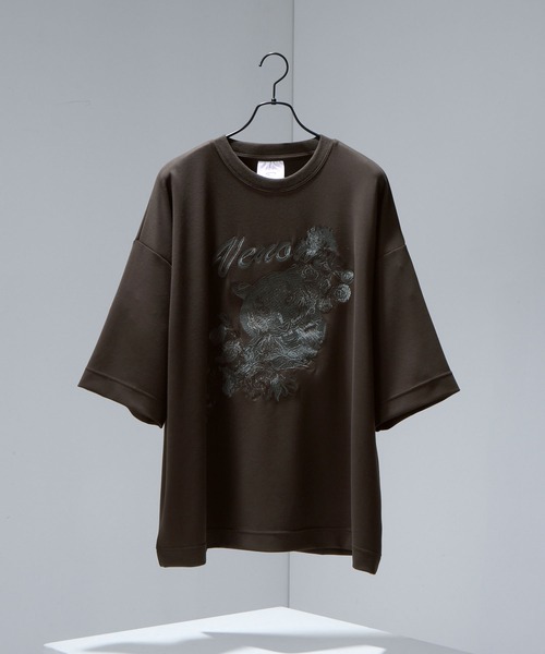 ENDER PRODUCTS(エンダープロダクツ)の「タイガー刺繍 ビッグシルエットクルーネックTシャツ【ENDER PRODUCTS/エンダープロダクツ】(Tシャツ/カットソー・メンズ・オフホワイト/ダークブラウン/スミクロ/ブラック・M/L)」の8枚目の写真