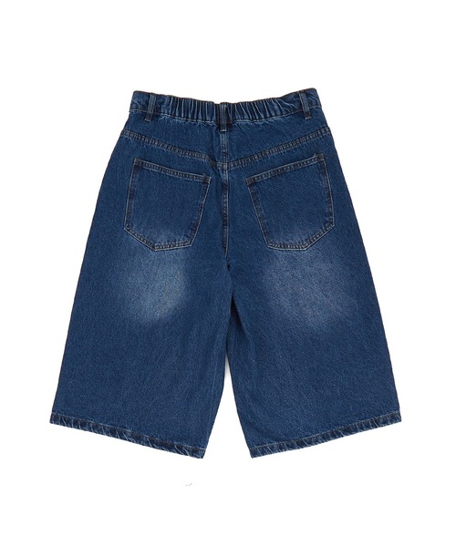 a.p.o.v.（エーピーオービー）の「a.p.o.v. クラッシュフリンジ変形ダブルニーワイドデニムハーフパンツ（デニムパンツ・メンズ・ブラック/ブルー・M）」の11枚目の写真