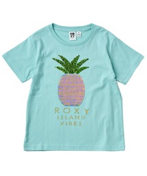 ROXY（ロキシー）の「MINI ISLAND VIBES /ロキシーキッズスパンコール半袖Tシャツ（Tシャツ/カットソー）」