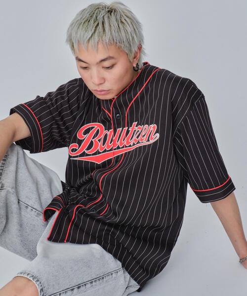 PNGT 25 ベースボールシャツ Mサイズ セール】WEGO/【25年春夏新作】ベースボールシャツ（シャツ