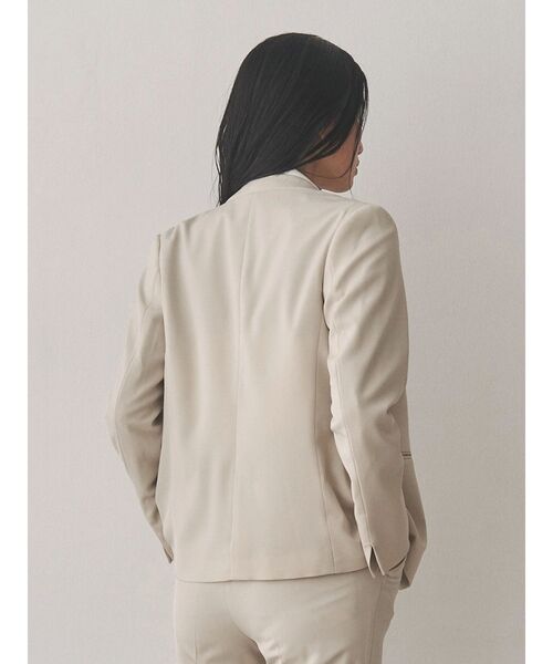 【TONAL】トーナル ノーカラージャケット セットアップ 3点セット オフ白M レディースファッション通販のTONAL（トーナル）公式通販サイト