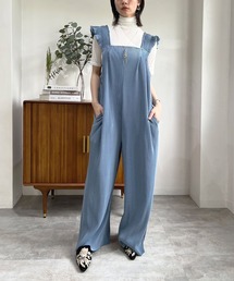 コントラストカラー サロペット オーバーオール ルーズ LADY LUCK LUCA サロペット オーバーオール 「新色追加」LC/LLL