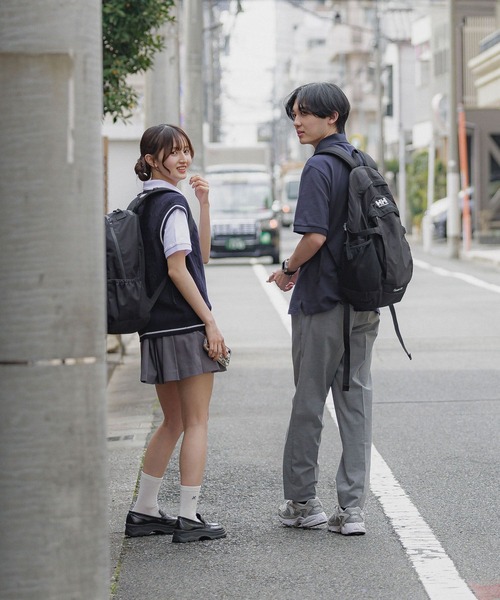 GLOBAL WORK（グローバルワーク）の「ayロゴ刺繍ポロシャツ/AND YUA ANY/452259（ポロシャツ・キッズ・ネイビー/サックスブルー/オフホワイト・FREE）」の5枚目の写真