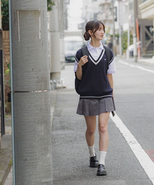 GLOBAL WORK（グローバルワーク）の「ayロゴ刺繍ポロシャツ/AND YUA ANY/452259（ポロシャツ・キッズ・ネイビー/サックスブルー/オフホワイト・FREE）」の15枚目の写真