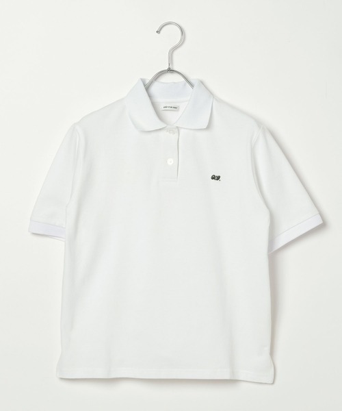 GLOBAL WORK（グローバルワーク）の「ayロゴ刺繍ポロシャツ/AND YUA ANY/452259（ポロシャツ・キッズ・ネイビー/サックスブルー/オフホワイト・FREE）」の20枚目の写真