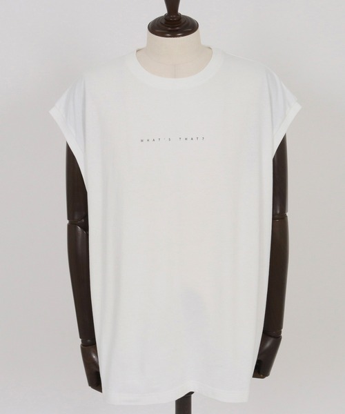 ADAM PATEK（アダムパテック）の「ADAMPATEK/paranoid sleeveless/パラノイドプリントノースリーブ(AP2514024)（Tシャツ/カットソー・レディース・パープル/ブラック/ホワイト・1/2）」の22枚目の写真