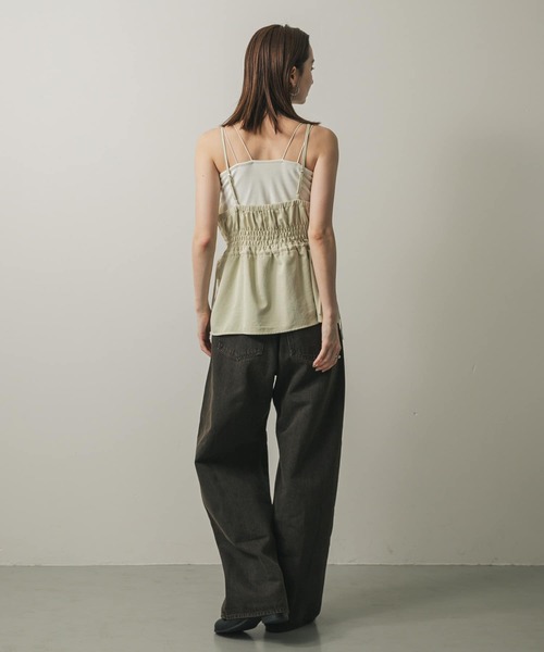 SENSE OF PLACE by URBAN RESEARCH（センスオブプレイスバイアーバンリサーチ）の「ホルターネックキャミトップ（キャミソール・レディース・チャコールグレー/ベージュ/ブラック・ONE）」の20枚目の写真
