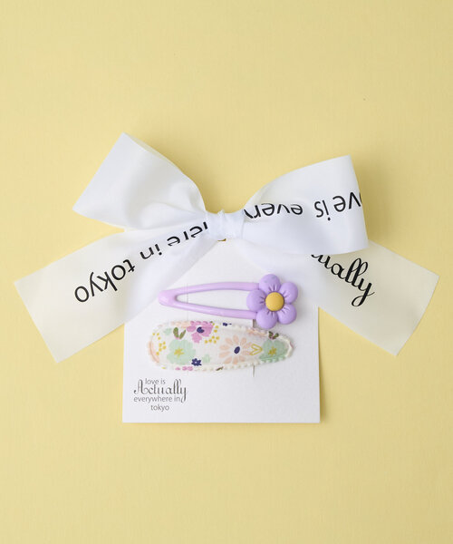 BIRTHDAY BAR(バースデイバー)の「KIDS HAIR PIN Bloom Clip キッズへアピン(ヘアピン・キッズ・ピンク/パープル・0)」の11枚目の写真
