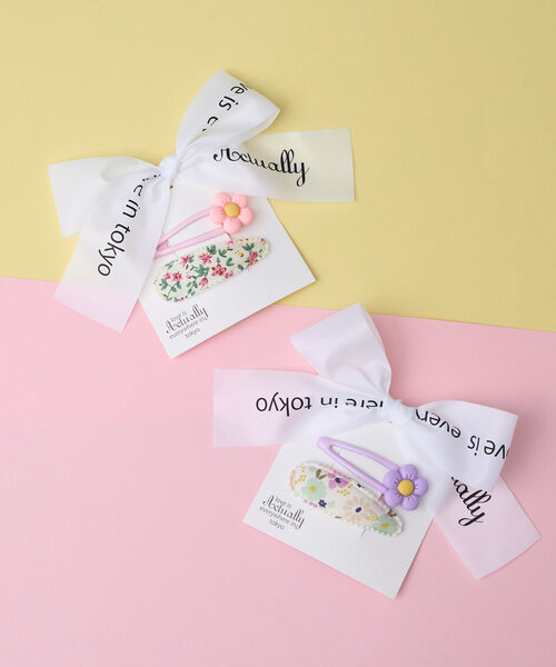 BIRTHDAY BAR(バースデイバー)の「KIDS HAIR PIN Bloom Clip キッズへアピン(ヘアピン・キッズ・ピンク/パープル・0)」の10枚目の写真