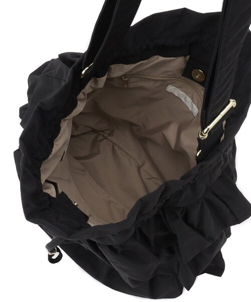 grove(グローブ)の「【晴れの日も雨の日も】撥水ティアードドロストショルダー(ショルダーバッグ・レディース・ダークグレー/アイボリー/ブラック・00)」の18枚目の写真