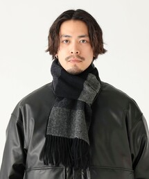 B:MING by BEAMS | ボーダー リバーシブル マフラー（ユニセックス）(マフラー)