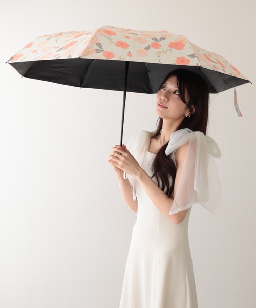 45R 日傘 レア 新品未使用 傘・折りたたみ傘・日傘の販売 遮熱&完全遮光 無地裾レトロ