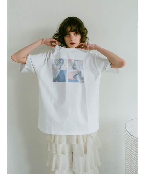 sahara(サハラ)の「sahara×YOLK Graphic Tee(Tシャツ/カットソー・レディース・その他1/その他2・FREE)」の7枚目の写真
