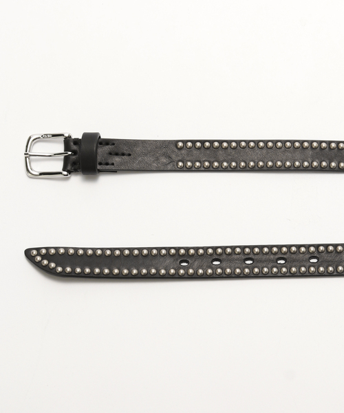 J&M Davidson（ジェイアンドエムデヴィッドソン）の「J&M DAVIDSON / ジェイ＆エム デヴィッドソン SIDE STUDS 25mm BSSF-1SS-S（ベルト・メンズ・ブラック・32/34/36）」の2枚目の写真