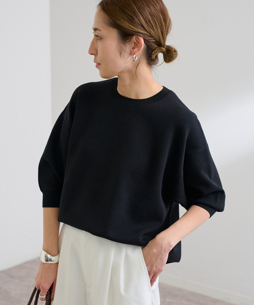 ウォッシャブルスムースプルオーバー 2 フレームワーク ≪一部カラーWEB限定・追加≫ウォッシャブルスムースプル