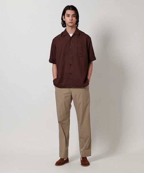 UNITED ARROWS（ユナイテッドアローズ）の「ポプリン モダンストレート イージーパンツ（その他パンツ・メンズ・ダークグレー/モカ/ブラック・M/S/XL/L）」の10枚目の写真