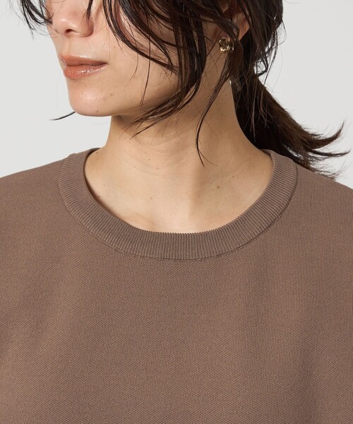 green label relaxing（グリーンレーベルリラクシング）の「襟レース 2WAY 5分袖 プルオーバー ニット  -ウォッシャブル-（ニット/セーター・レディース・ライトグレー/ネイビー/ベージュ・FREE）」の19枚目の写真