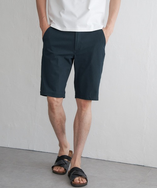 ikka（イッカ）の「【接触冷感】GOKU楽パンツ EASY STRETCH 冷感5Pショート（その他パンツ・メンズ・ネイビー/ベージュ/ホワイト/ブラック/ダークオリーブ・S/M/L/XL）」の4枚目の写真