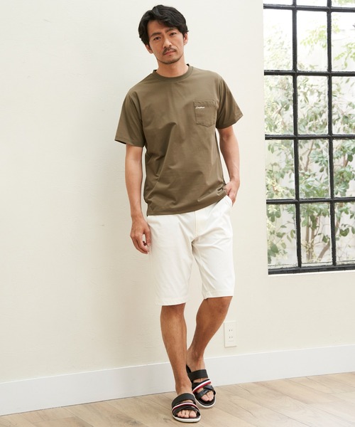 ikka（イッカ）の「【接触冷感】GOKU楽パンツ EASY STRETCH 冷感5Pショート（その他パンツ・メンズ・ネイビー/ベージュ/ホワイト/ブラック/ダークオリーブ・S/M/L/XL）」の7枚目の写真